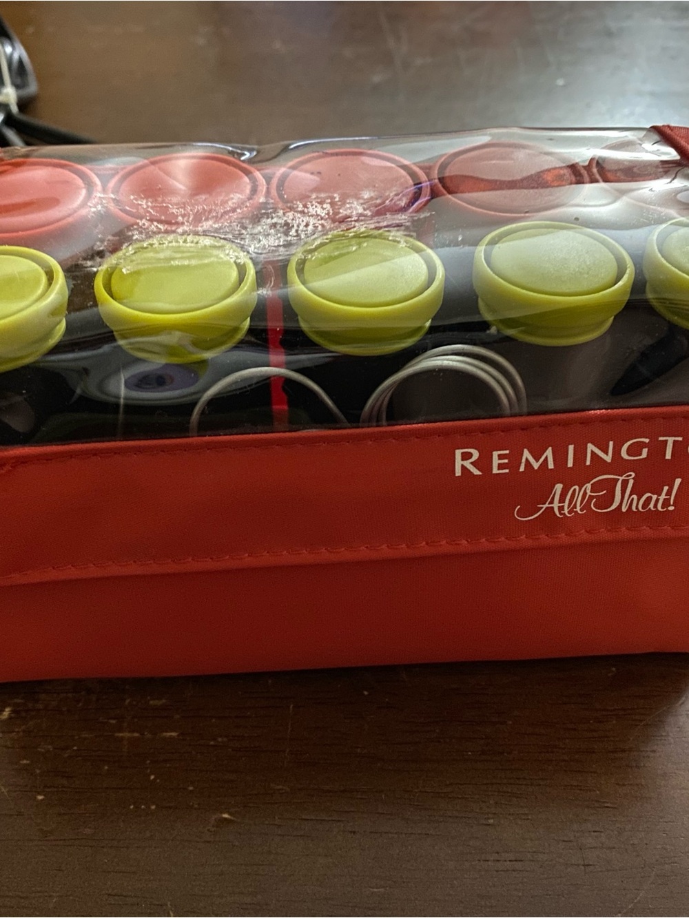 Remington AllThat! Red Storage Pouch with Yellow Rollers